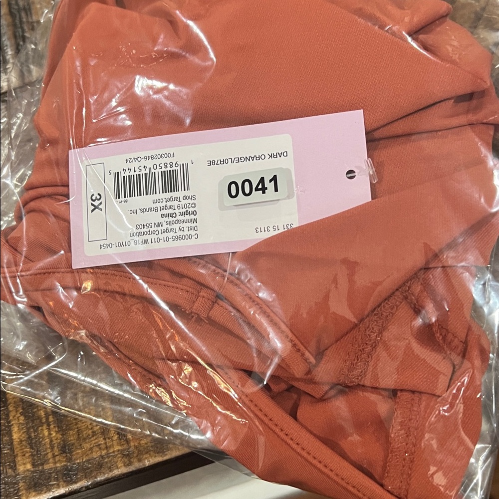 Target Rust Tie-Front Crop Top - Picture 11 of 11